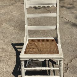 Vintage Cane Accent  Chair 