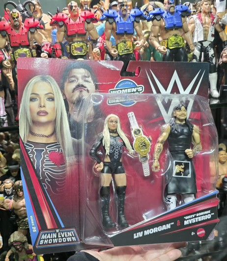 WWE Liv Morgan & Dirty Dominik Mysterio Figures Main Event Showdown Series 25