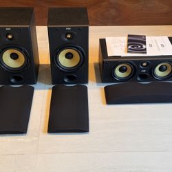 Pair of B&W DM-601 (includes one CC6 For Parts).
