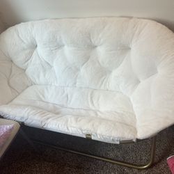 Double Cozy Chair / Faux Fur Saucer Chair