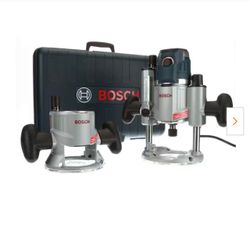 NEW BOSCH 1617EVSPK PLUNGE AND FIXED-BASE ROUTER KIT Price: $210