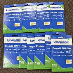  Lycamobile Prepaid Sim Card