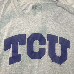 TCU Horned Frogs Russell Athletics Mens Medium Gray