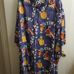 RARE  KAHALA OF HONOLULU" WIKI WIKI TO THE TIKI LOUNGE HAWAIIAN SHIRT 5xl 5 xl 