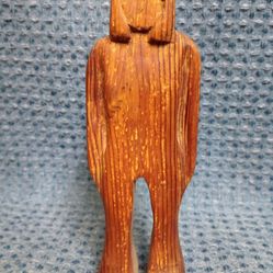 Vintage Red Cedar Figure Carving 7.25" Tall *5.00 Firm*