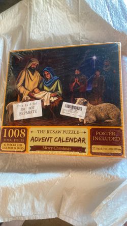 Advent Calendar Jigsaw Puzzle  For Christmas $5