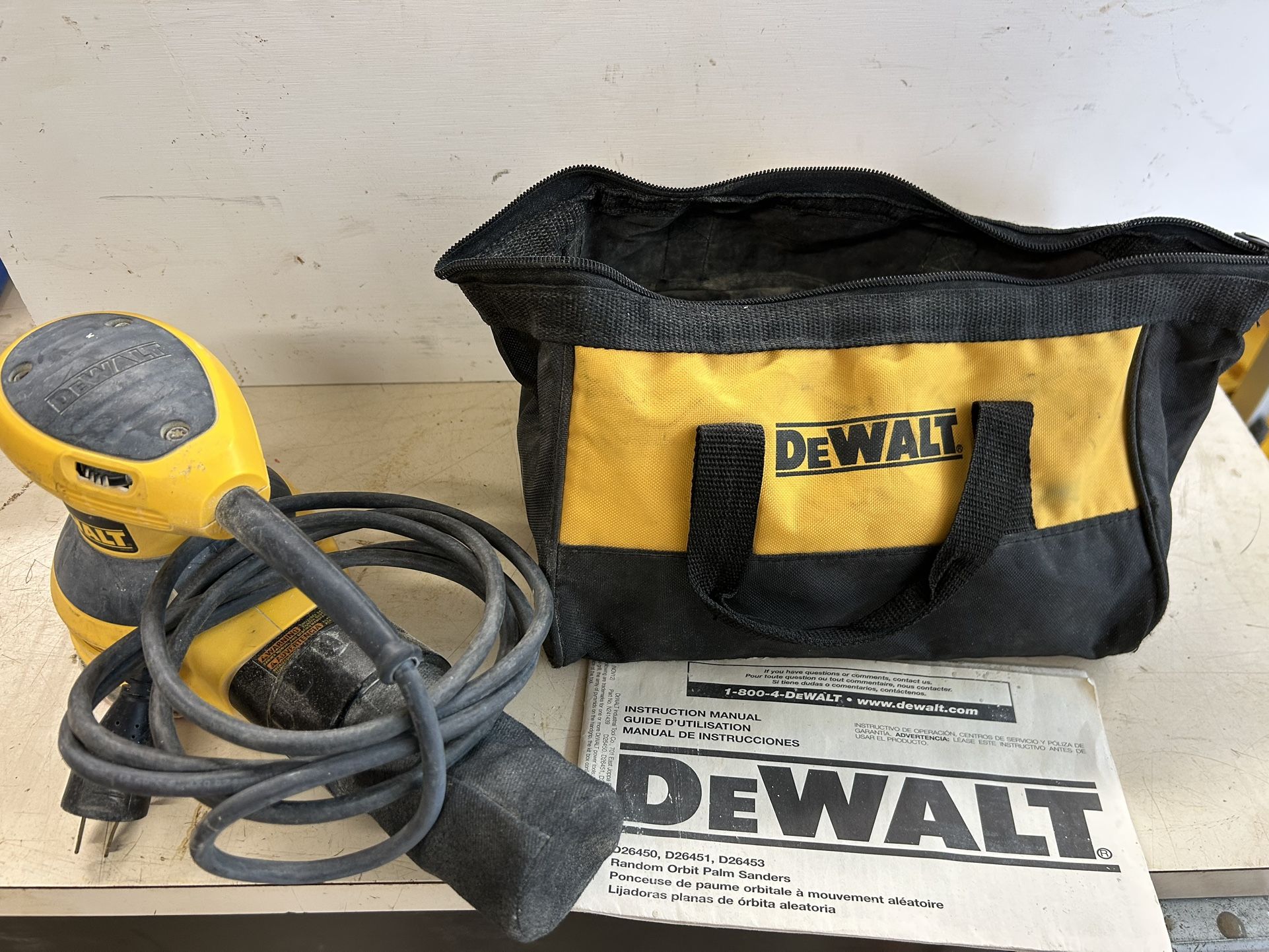 The DeWalt D26453 Variable Speed Random Orbit Sander