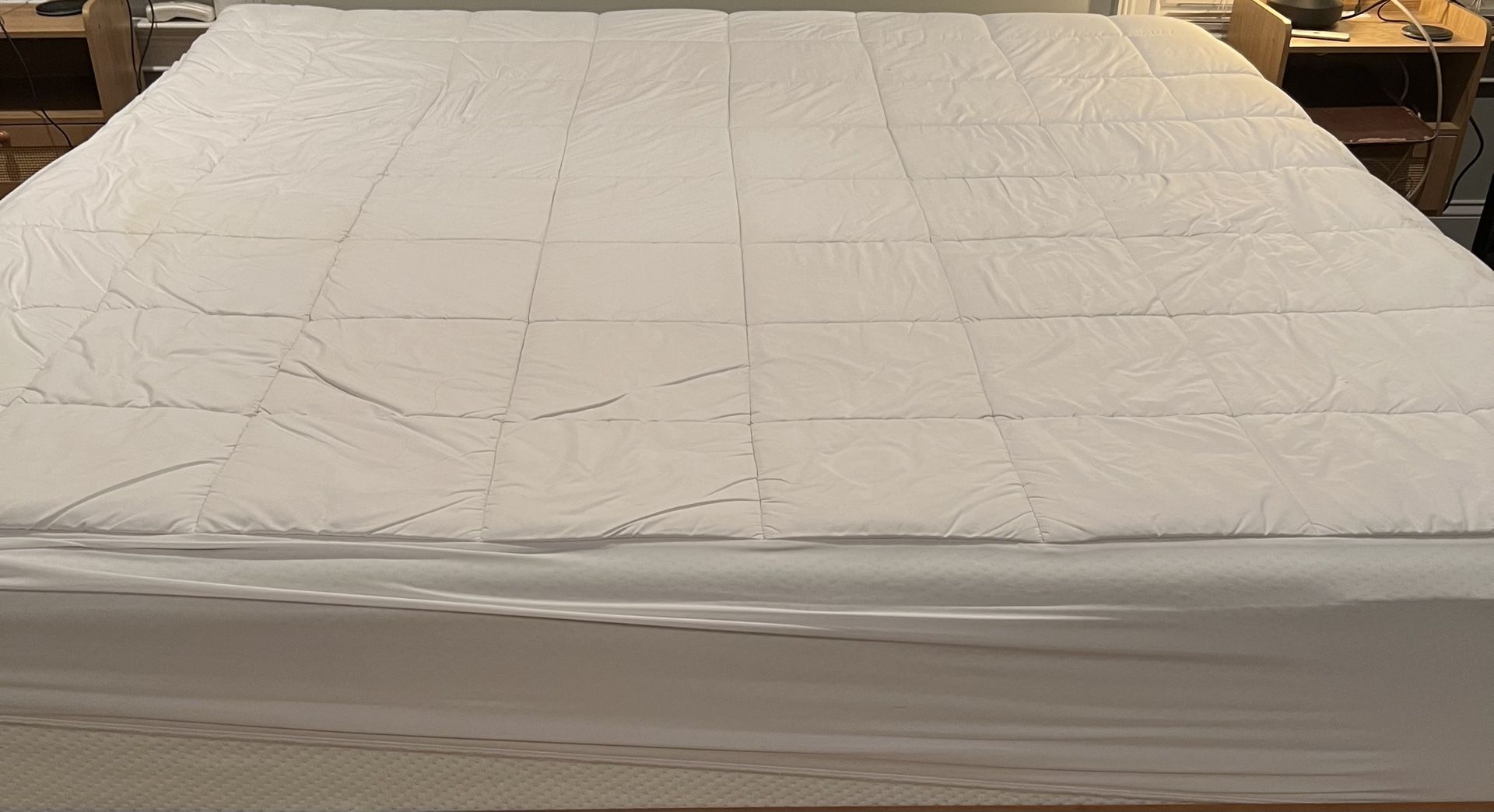 King sized Bed with Wooden Frame