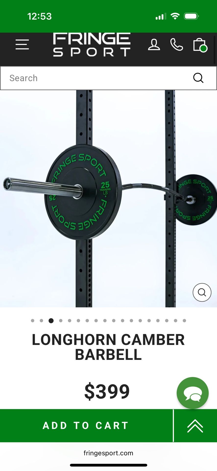 Camber Barbell And J Cups