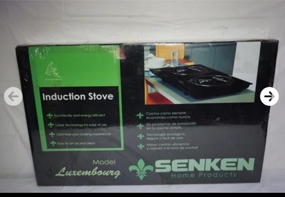 Brand new Senken Luxembourg Double induction stove top