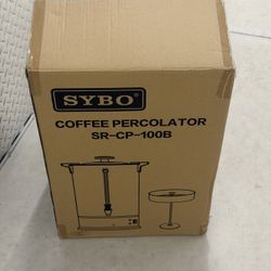 SYBO 100 Cup Coffee Urn Percolator Stainless Steel