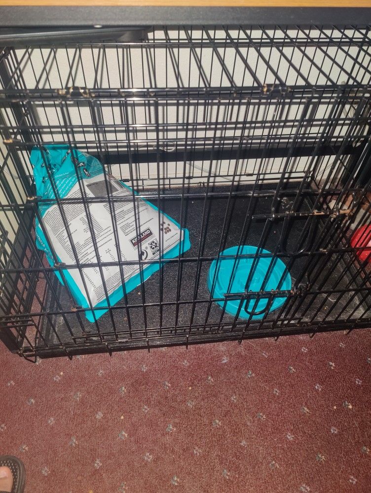 Large Dog Crate With Accident Tray