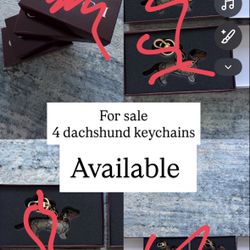 Dachshund Keychain New Available 