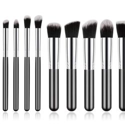 Makeup Brushes Set  10pcs 

