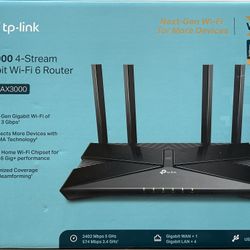 TP-LINK Archer AX3000 Dual Band Gigabit Wi-Fi 6 Router