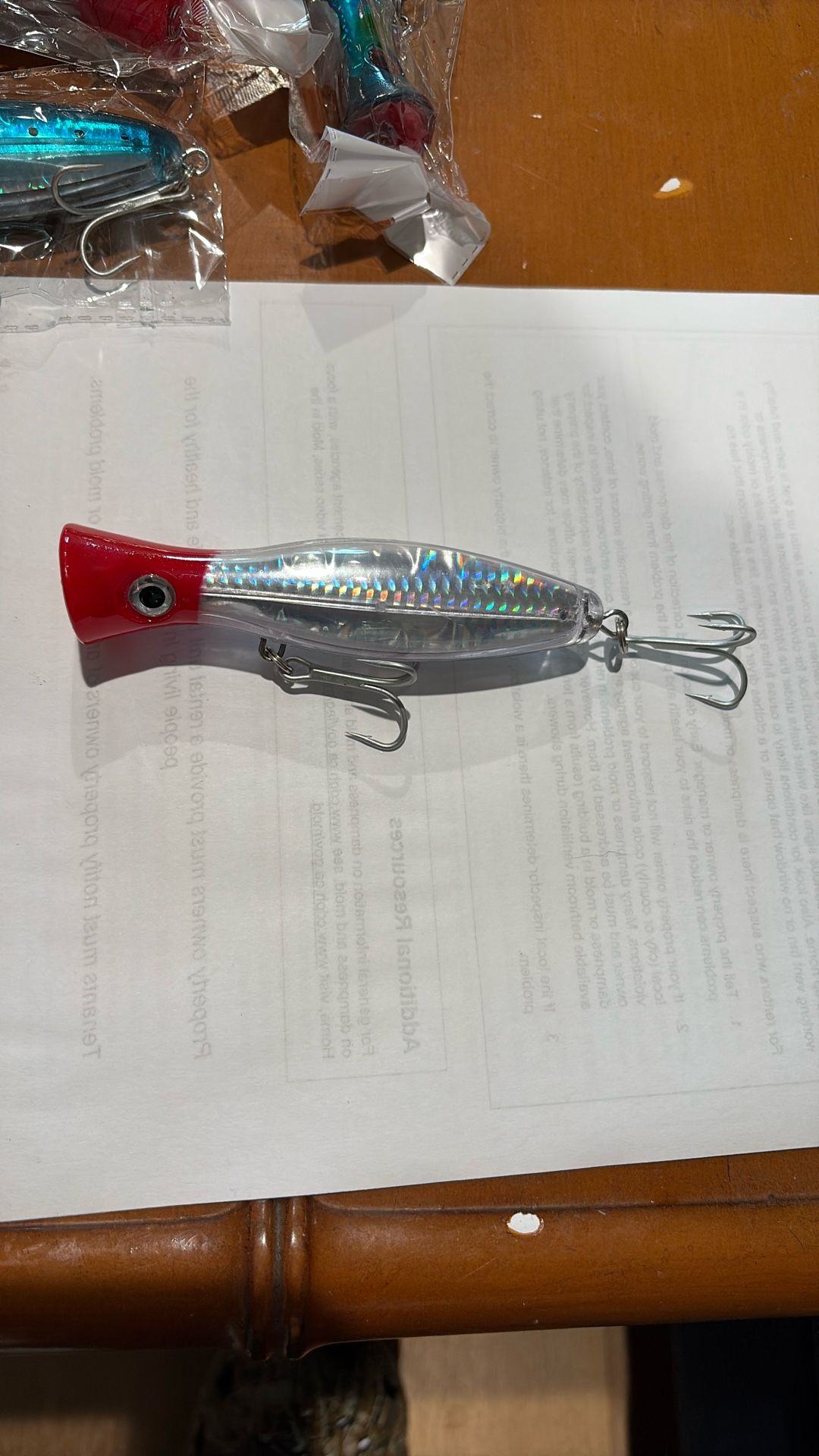 40g (1.4 Oz) Saltwater Popper Fishing Lure
