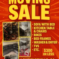 MOVE OUT SALE – Everything Must Go! 