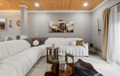 5-Piece White Sofa Set