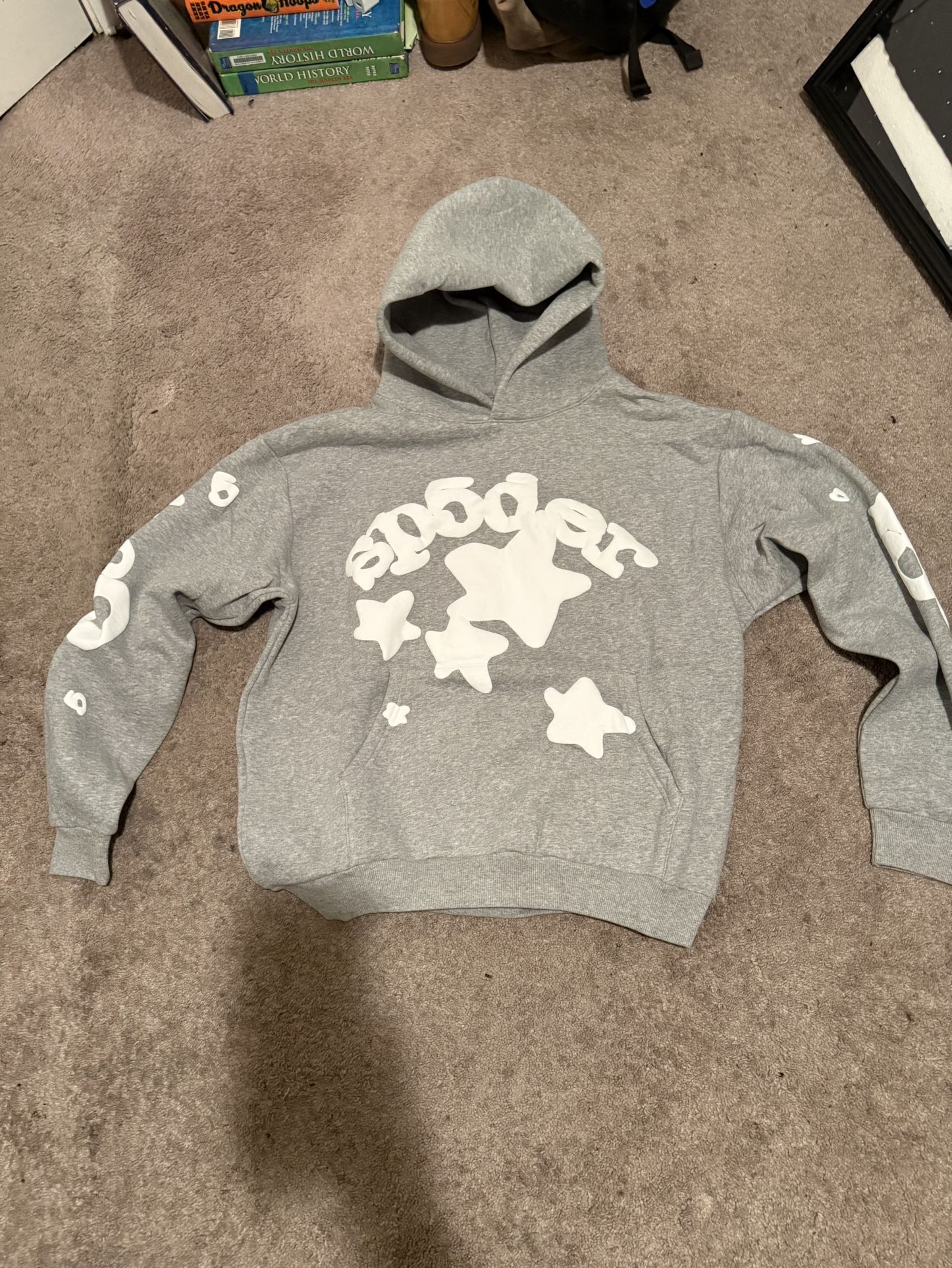 Sp5der Beluga Hoodie 'Grey'
