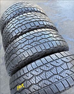 275-65R20 LT marca cooper All Terrain tires usadas en perfecta condición 80%life