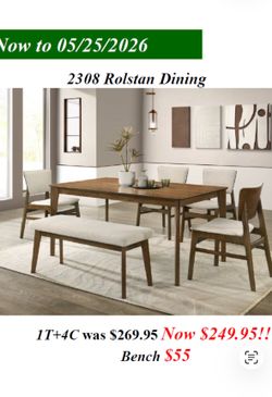 Dining table set