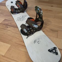 153cm Snowboard with bindings for Sale in Carlsbad, CA - OfferUp