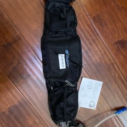 hydration waist pack with/ lumbar reservoir mouth piece embroidered shaklee