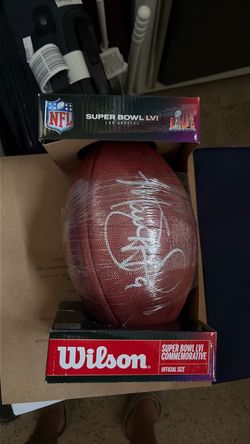 Matthew Stafford Super Bowl LVI Signed Football