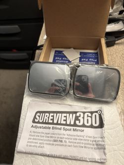 (1)BRAND NEW REARVIEW & (2) BLIND SPOTMIRRORS
