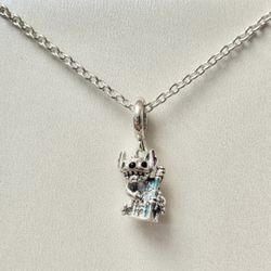 Pandora Disney Parks Stitch Fantasyland Castle S925 charm