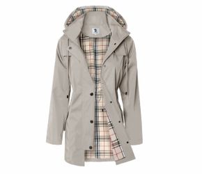 saphirose womens long hooded rain jacket waterproof jacket