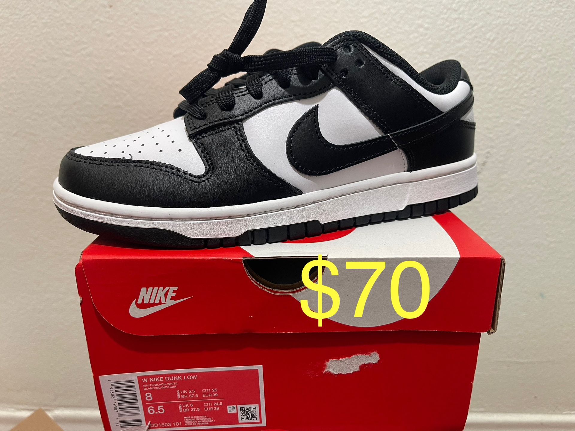 Nike Dunk Low Retro Black And White