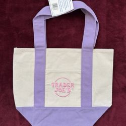 Purple Pastel Trader Joe’s Tote Bag