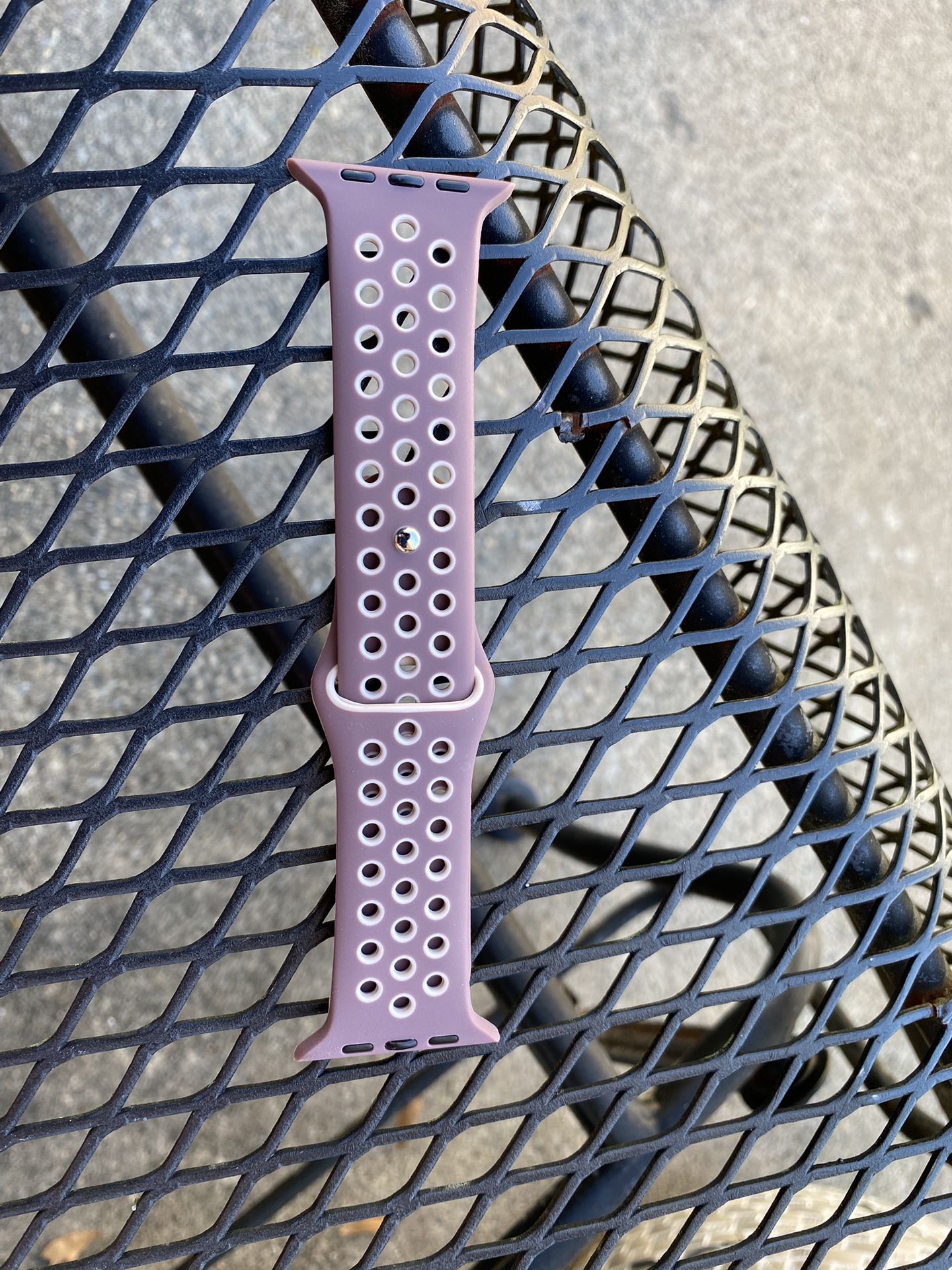 Apple Watch Smoked Purple And Beige Silicone Sports Band 49/45/44/42