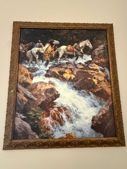 Howard Terpning White Water Passage Painting