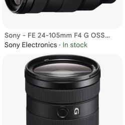 Sony - G 24-105mm f/4 G OSS Standard Zoom Lens for E-mount