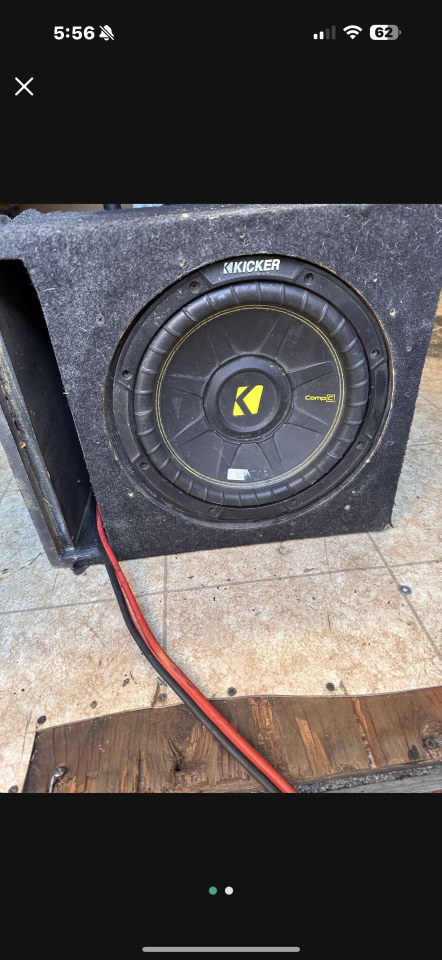 Kicker CompC 10" Enclosed Subwoofer