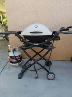 Webber Gas grill @ cylinder