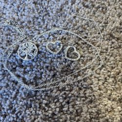 Silver and gold jewelry