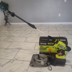Ryobi 40 V HP EZClean 600 Psi 0.7 Gpm Power Cleaner 