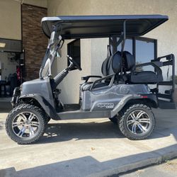 New EX-Ranger Golf Cart 4 Seat 5000 Watt 48V Battery Powered 50 Miles Per Range 20-25 Mph On Sale At Turbopowersports Com