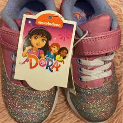 Dora Tennis Shoes Size 8 Brand New