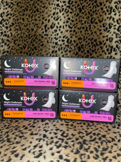 4🔥boxes of 16 U Kotex all 4 for $16 firm on price