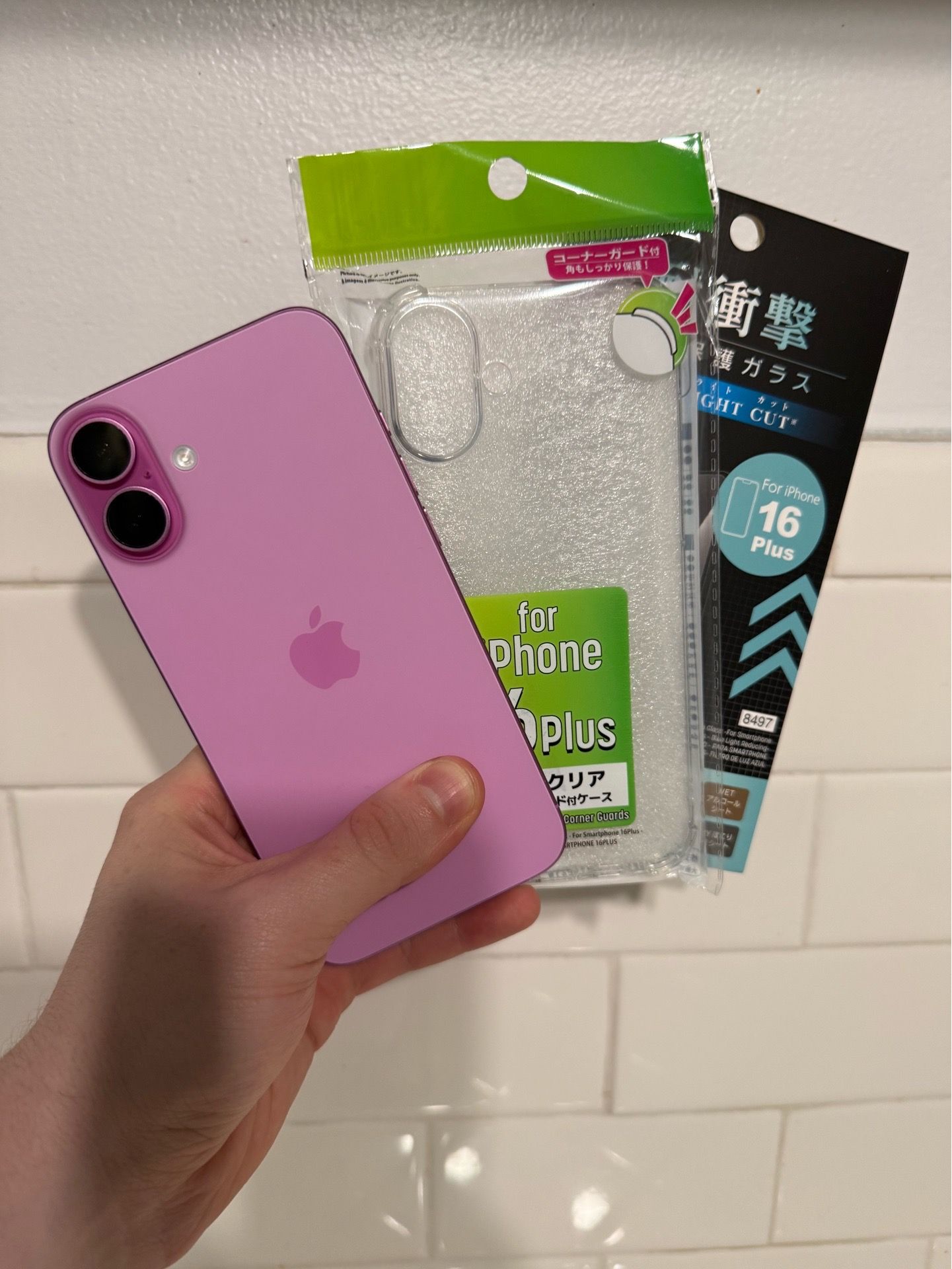 PINK iPhone 16+ AT&T/CRICKET/BOOST ONLY 128GB Clean Condition FREE CASE & SCREEN PROTECTOR