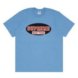  Supreme New York Tee 'Bright Blue' MENS XL