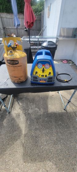Hvac Recovery machine plus cylinder