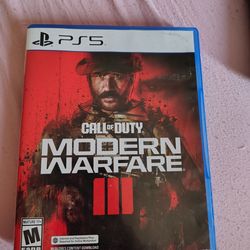 PS5 Modern Warfare 3 for sale or trade for PS5 games