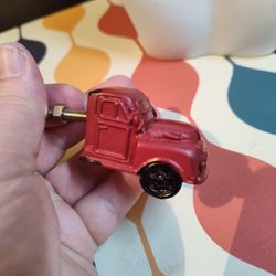 Distressed Red Pick Up Truck Drawer Cabinet Knob Pull