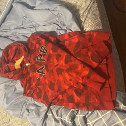 Bape hoodie Size 