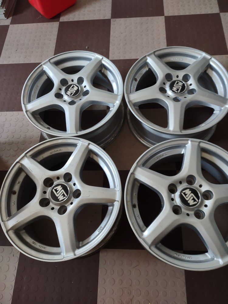 4 Msw Rims Designed By OZ 61/2JX15H2 KBA 46928
